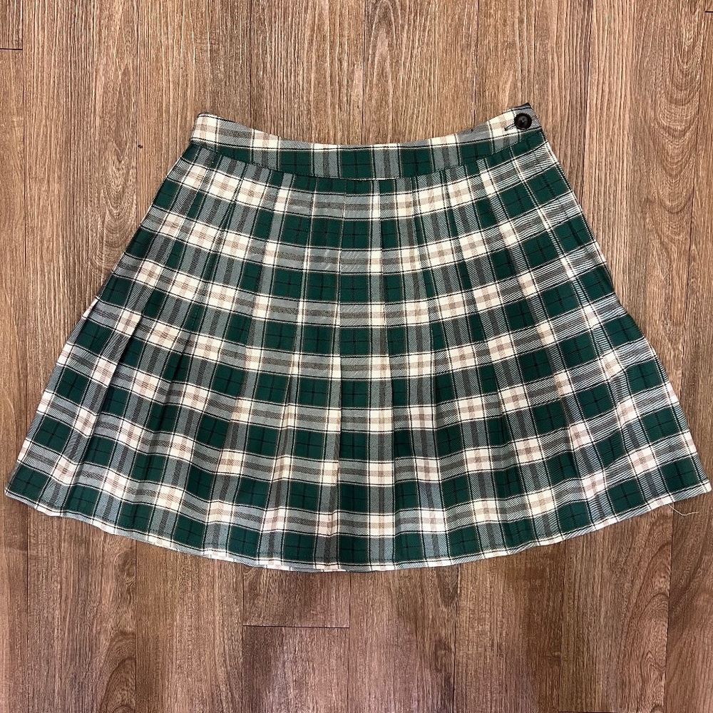 UO Plaid Pleated Skirt